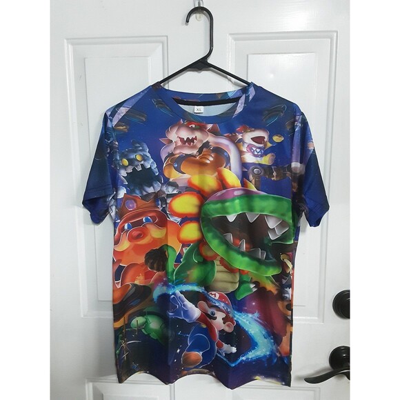 Suaper Mario Bad Guys Shirt Youth XL - Picture 2 of 3